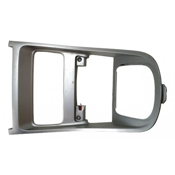 Moldura Central Inferior Painel Prata Peugeot 307 A6462