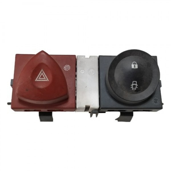 Botão Pisca Alerta Trava  Megane 2006/13 8200407415 A3613