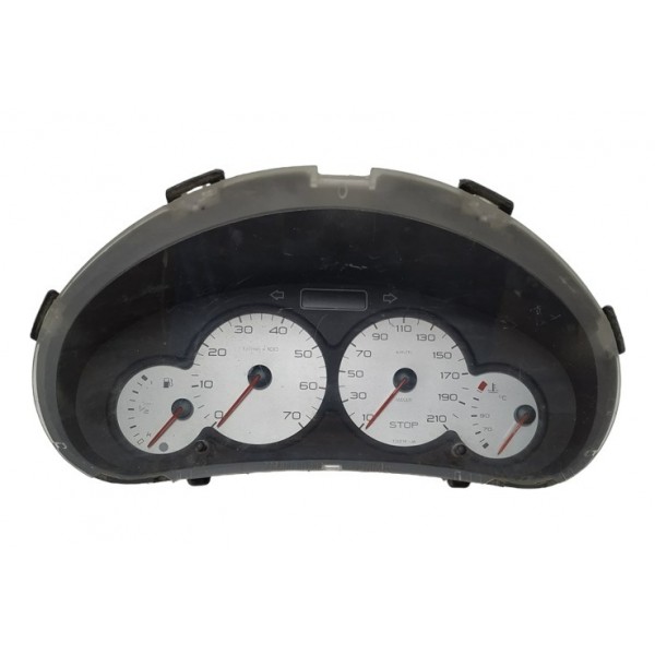 Painel Instrumentos Peugeot 206 Fundo Branco 967522888 A2762