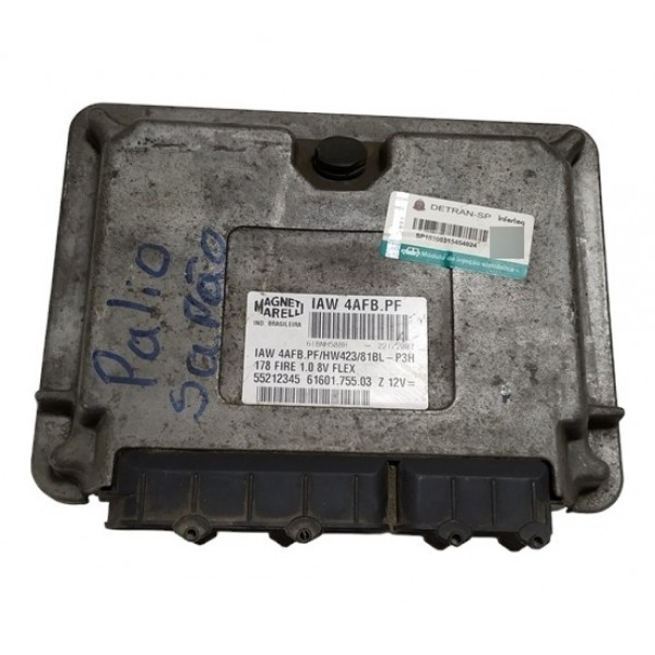 Modulo Injecao Palio 1.0 8v Flex A13 Iaw 4afb-pf