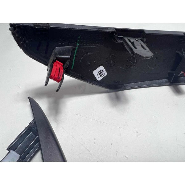 Par Moldura Friso Central Painel Toyota Yaris 2017 Até 2022