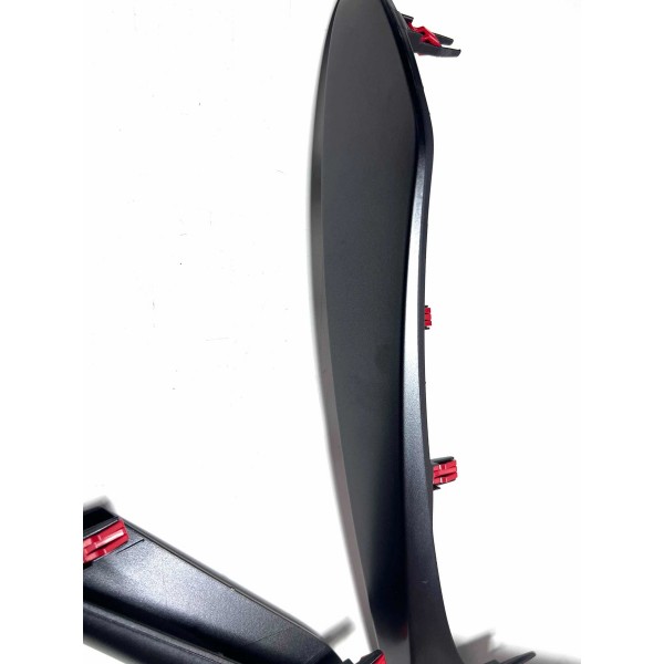 Par Moldura Friso Central Painel Toyota Yaris 2017 Até 2022