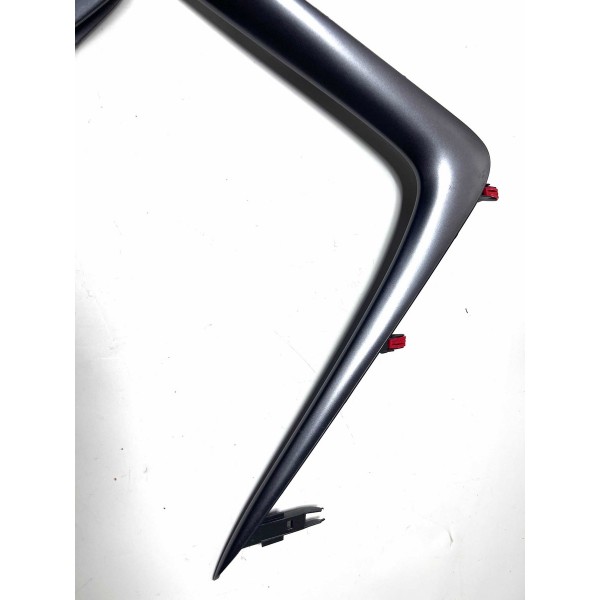 Par Moldura Friso Central Painel Toyota Yaris 2017 Até 2022