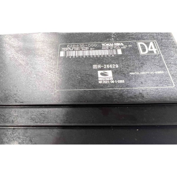 Módulo Chave Inteligente Toyota Yaris 1.5 2018 Até 2023