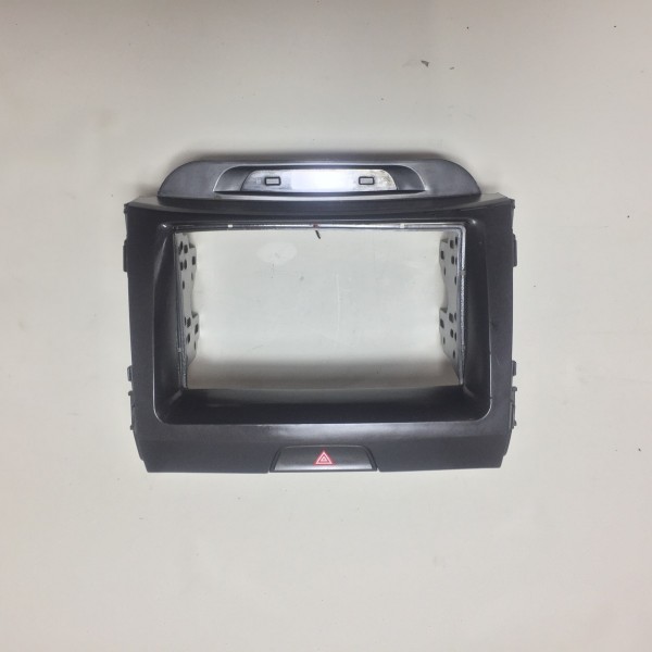 Moldura Som  Relógio Digital Kia Sportage 2014