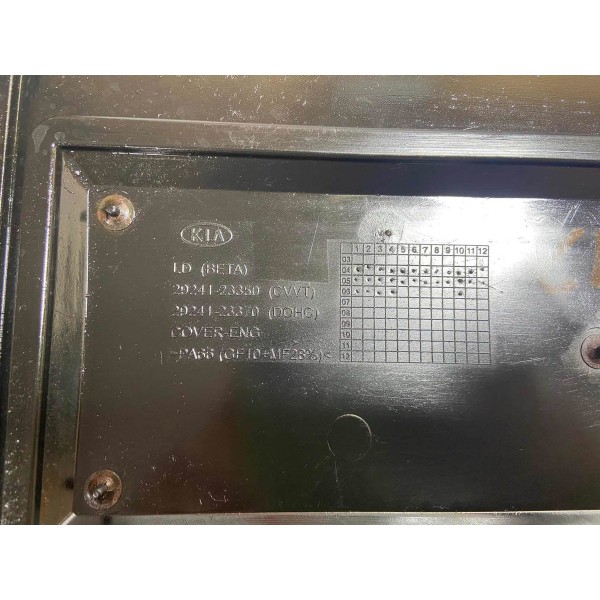 Tampa Capa Motor Kia Cerato 2006 A 2010 Original