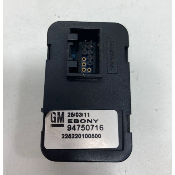 Botão Comando Vidro Elétrico Gm Agile Montana Meriva Corsa