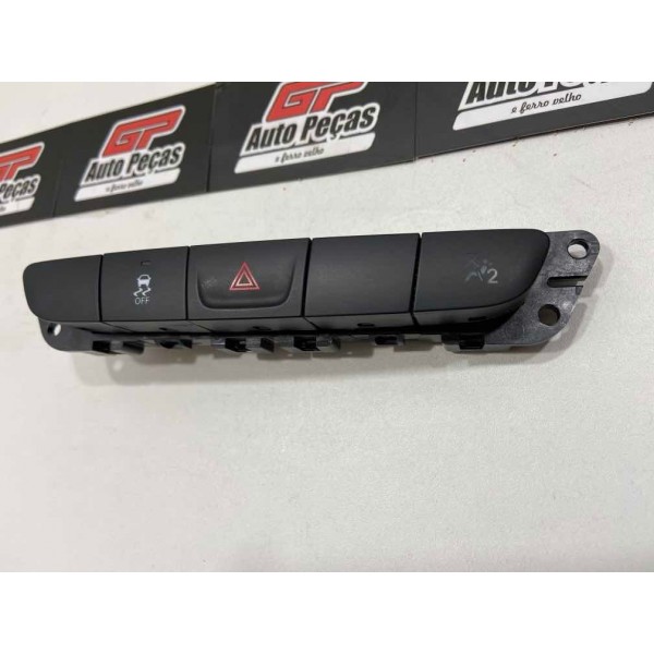 Botão Comando Tração Pisca Alerta Fiat Toro 2016 A 2019 Orig