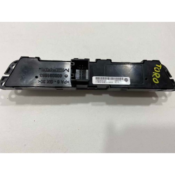 Botão Comando Tração Pisca Alerta Fiat Toro 2016 A 2019 Orig