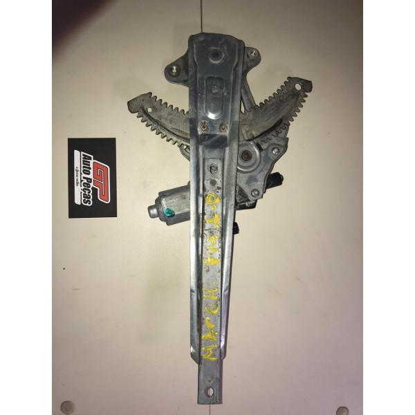 Maquina Vidro Traseiro Direito Nissan March 2012 Original