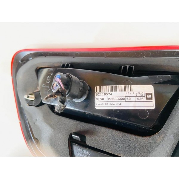 Lanterna Tampa Traseira Direita Cobalt 2016 A 2019 Original