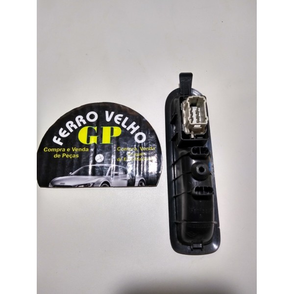 Moldura  Botão Vidro Elétrico Megane Traseiro Esquerdo