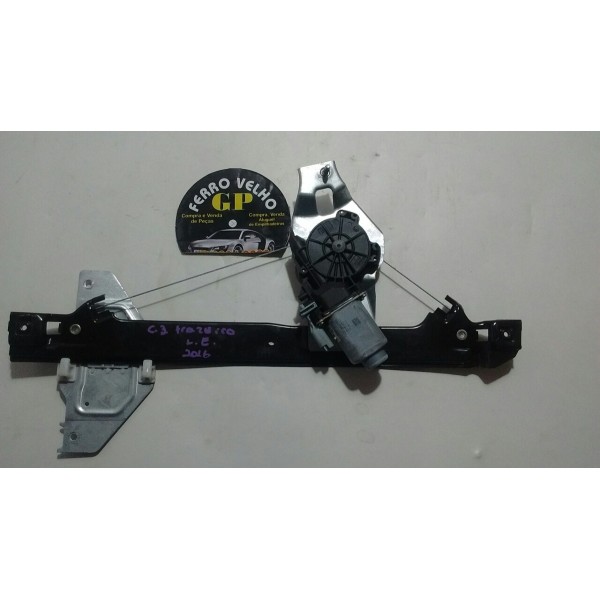 Máquina De Vidro Traseira L.esquerdo C3 2016