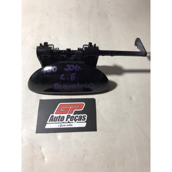 Maçaneta Externa Dianteira Peugeot 206 L.  Esquerdo Ano 2006