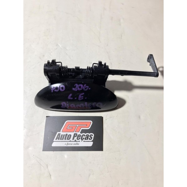 Maçaneta Externa Dianteira Peugeot 206 L.  Esquerdo Ano 2006