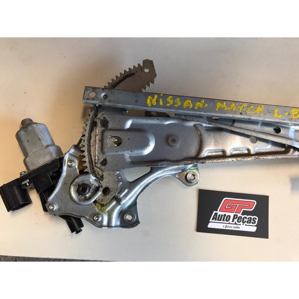 Máquina Vidro Dianteiro Nissan March L. Esquerdo Ano 2012