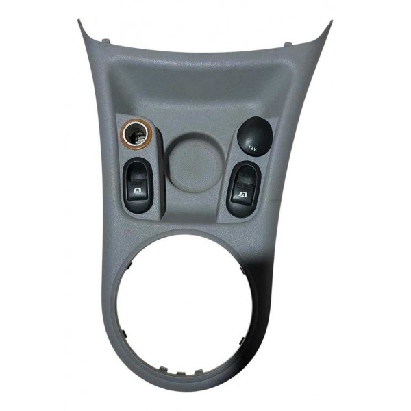 Moldura Console Câmbio C/ Cinzeiro E Comando Vidro C3 2008