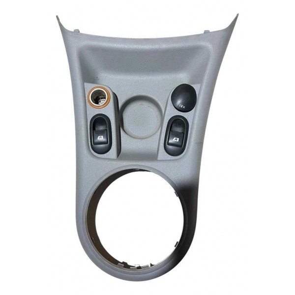 Moldura Console Câmbio C/ Cinzeiro E Comando Vidro C3 2008