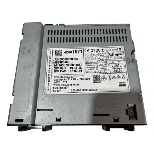 Módulo Central Rádio Gm Cobalt /onix/s10 2.8 16/20 Orig A416