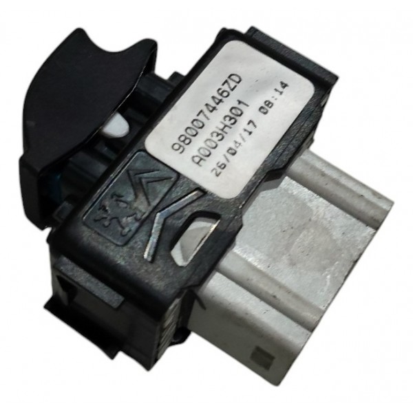 Botão Vidro Porta Traseiro Peugeot 2008 1.6 Aut 2017 B6573