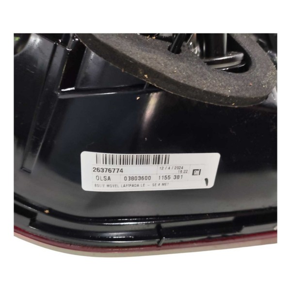 Lanterna Traseira Tampa Esq Chevrolet Tracker 2025