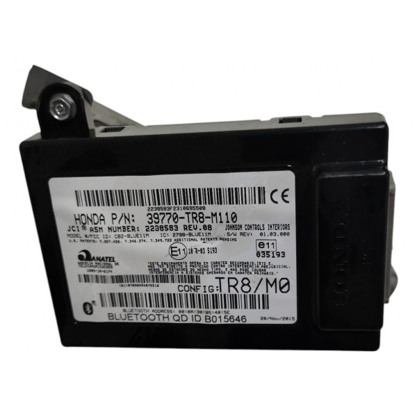 Modulo Bluetooth Honda Civic 1.8 G9 12/16 B5396 39770tr8m110