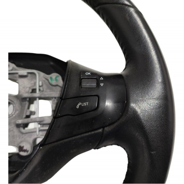 Volante Direção C/ Comandos Peugeot 208 1.6 Aut 2017 B4621