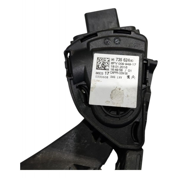 Pedal Acelerador Peugeot 208 1.6 Aut 2017 B4585 9673562480