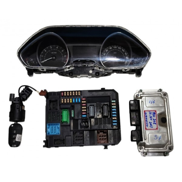 Kit Modulo Injeção Peugeot 208 1.6 Aut 2017 B4553