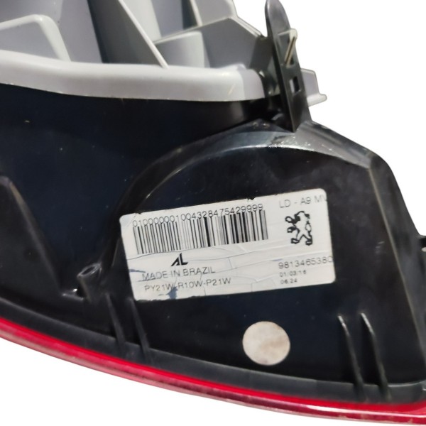 Lanterna Traseira Direita Peugeot 208 1.6 Aut 2017 B4551
