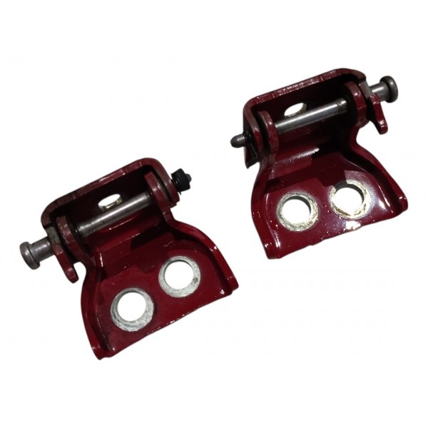 Par Dobradiça Porta Tras Esq Citroen C4 Hatch 1.6 2010 B4375