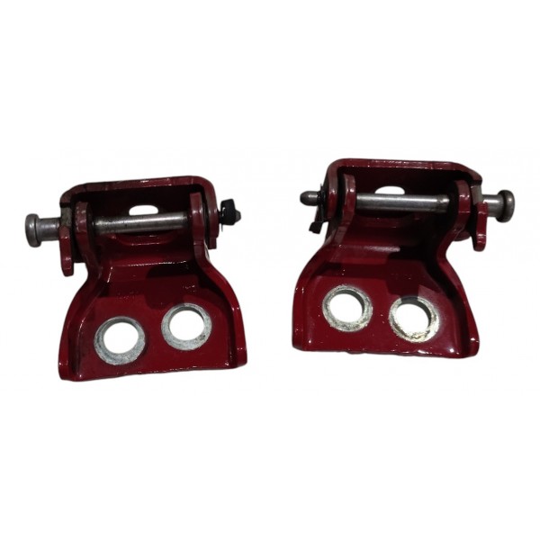 Par Dobradiça Porta Tras Esq Citroen C4 Hatch 1.6 2010 B4375