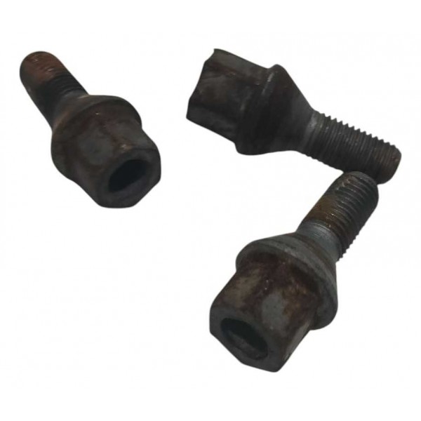 Jogo 3 Parafuso Roda Original Renault Kwid Zen 2020