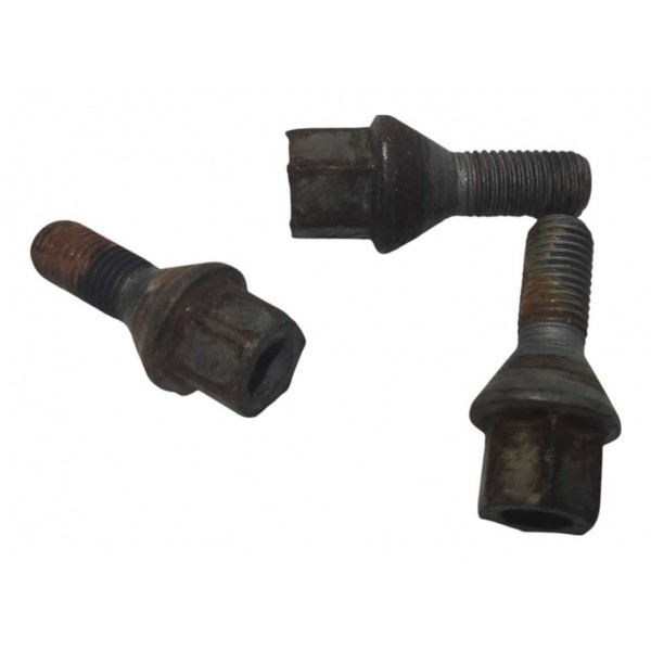 Jogo 3 Parafuso Roda Original Renault Kwid Zen 2020