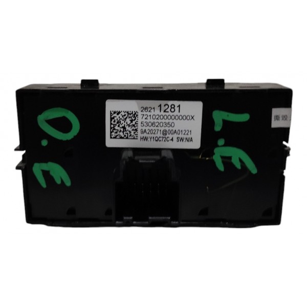 Comando Vidro Eletrico Diant Esq Onix Plus Turbo 22 B1957