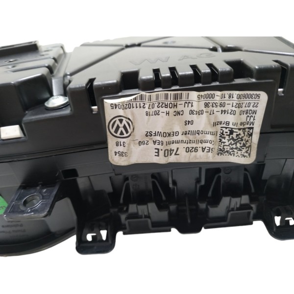 Painel Instrumentos Vw Virtus 1.6 Msi  2020 Sense A9712