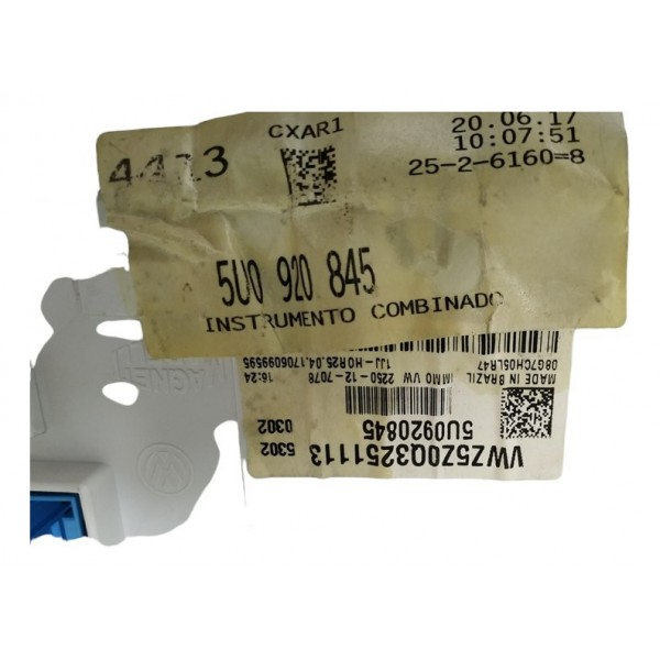 Painel Instrumentos Vw Gol G7 2018 A8355 5u0920845