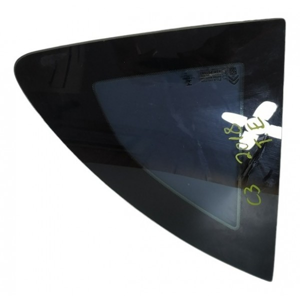 Vidro Fixo Traseiro Esquerdo Citroen C3 2018 A7364